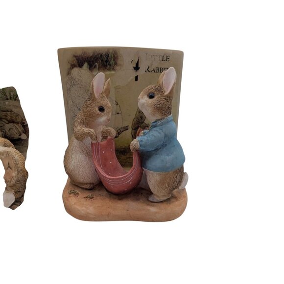 1997 The World of BEATRIX POTTER "6 Sleeping Bunnies" Figurine plus bonus one - Picture 8 of 16